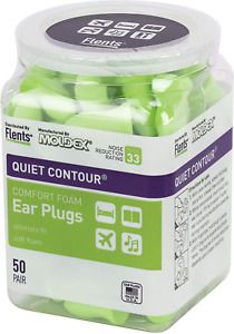Flents Ear Plugs, 50 Pair, Ear Plugs for Sleeping, Snoring, Loud Noise, Travelin