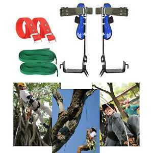 Tree Climbing Tool Tree Climbing Spike Set with Safety Harness Belt Fit for