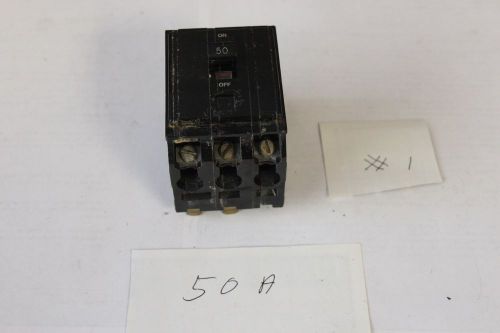 Square d qob qob350 50-amp 50a 3-pole 3p bolt-on circuit breaker free shipping for sale