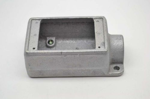 Crouse hinds fs2 condulet single gang outlet 3/4in iron conduit fitting b409182 for sale
