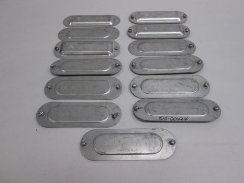 Lot 13 new arlington assorted conduit outlet body cover 1-1/4-1-1/2in d288713 for sale