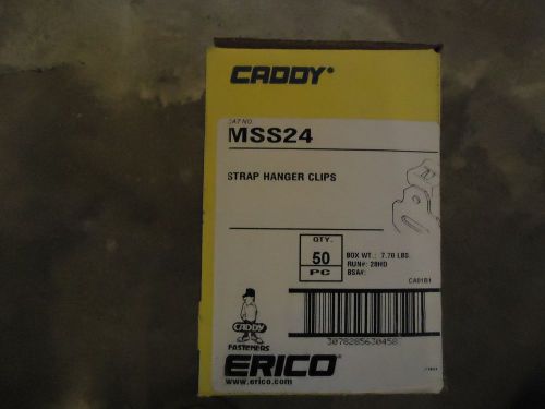Caddy bx 50 - mss24 inline hammer-on hanger strap hanger clips 1/8-1/4 200# load for sale