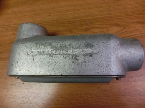 2&#034; LB-200 O-Z/GEDNEY  2&#034; MALLEABLE IRON LB CONDULET WITH COVER AND GASKET