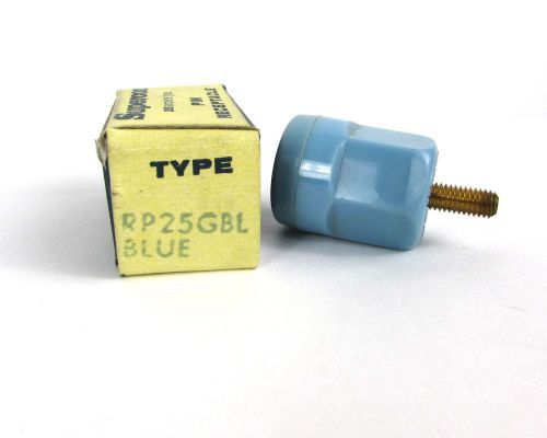 Supercon rp25gbl connector recptacle blue 25a =nos= for sale