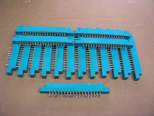 1 pc. elco pcb card connector, series 6007, pn: 00-6007-036-451, used, s676 for sale
