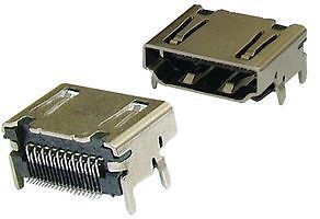 FCI 10029449-001RLF CONNECTOR, HDMI TYPE A, RCPT, 19POS (10 pieces)