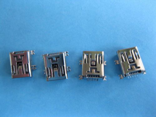500 pcs mini usb connector 5pin female jack socket 180 degree smt for sale