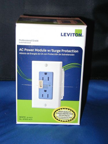 New leviton 47605-acs power module with surge protection for sale