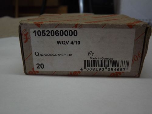 Weidmuller WQV 4/10 1052060000 Terminal Block Jumper W Series New box of 20