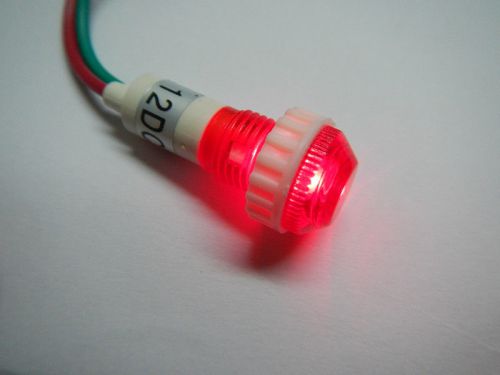 50,12v red bulb amp power on/off pilot light 12v,r10 for sale