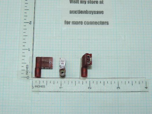 50 female red flag quick disconnect terminals molex 19006-0001 22-18 wire .250 for sale