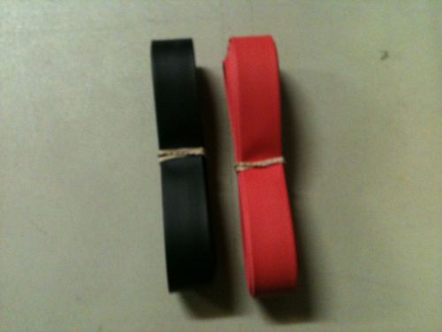 1/2&#034; ID/13mm ThermOsleeve RED/BLACK Polyolefin 2:1Heat Shrink tubing-10&#039;sections
