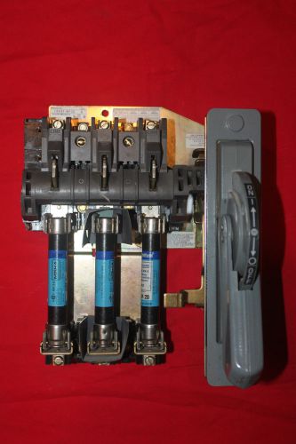 ALLEN-BRADLEY 1494F-NF30 DISCONNECT SWITCH, 30A, 600VAC/250VDC, 3-PHASE
