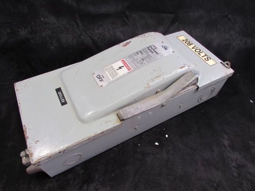 Ite jn423 enclosed switch 240vac 100a 3 phase 30hp max ***xlnt*** for sale