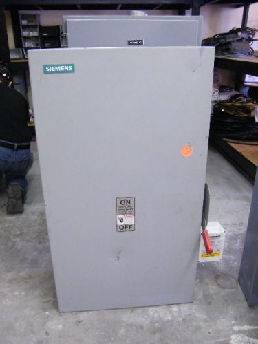 Siemens HNF365 400A 3P 600V 3W  Non-Fused Disconnect Used Local Pickup ONLY