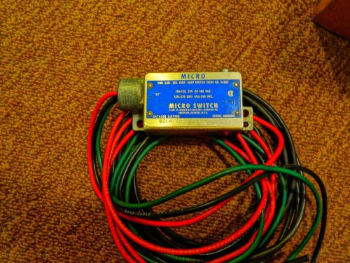 Micro Switch BZLN-RH5 Snap Action Limit Switch &amp; Cable