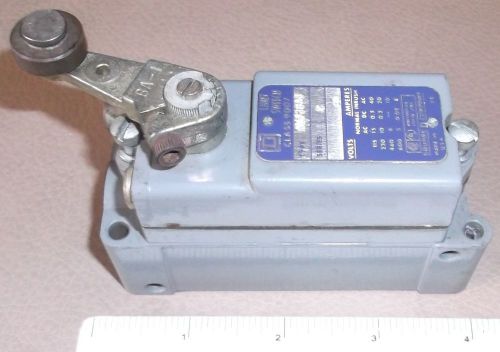 Square d 9007-aw12ba1 ser. c limit switch 9007 with ba-1 roller lever arm for sale
