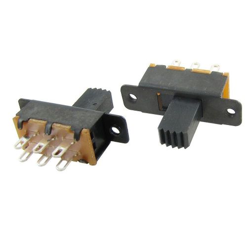 10 pcs ss22f25-g7 2 position dpdt 2p2t panel mount slide switch for sale