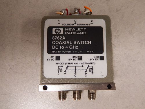 HP 8762A 015 Coaxial Switch DC - 4 GHz 15V DC 392