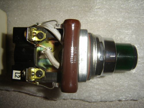Furnas Oil Tight Control 52PA6N3WJK 240v Push to Test Green Lens NOS in Box