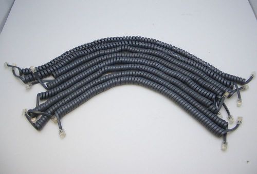 8 Replacement Avaya Handset Cord medium Grey for 2400 4600 5400 &amp; 5600 Series