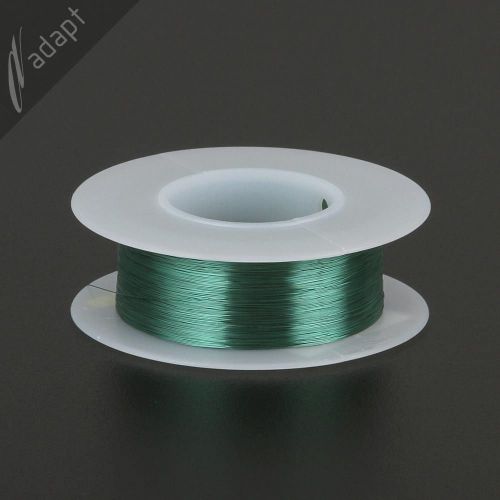 Magnet Wire, Enameled Copper, Green, 36 AWG (gauge), 155C, ~1/8 lb, 1550&#039; HPN