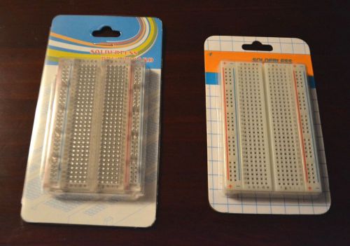 Transparent and Standard Mini Breadboard 400 Points Combo