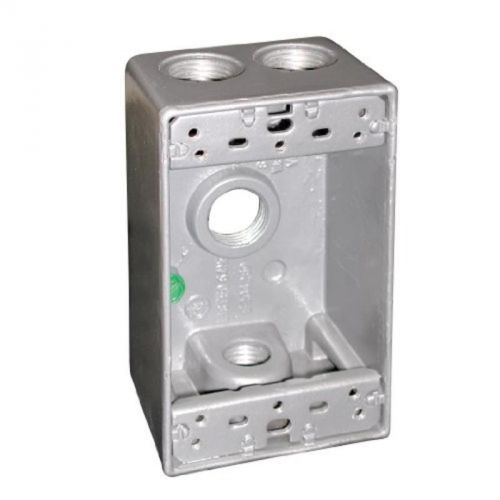 Aluminum 1-gang weatherproof box 662031 national brand alternative outlet boxes for sale
