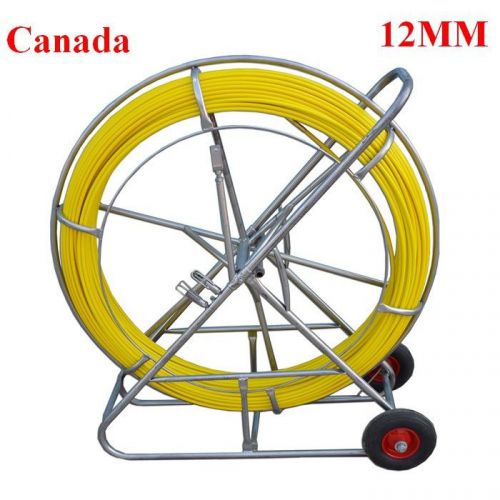 Fish Tape Electric Reel Wire Cable Running Rod Duct Rodder Fishtape Puller 12mm