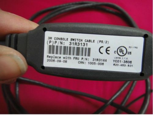 IBM 3M Console Switch cable (PS/2) 31R3131 KVM