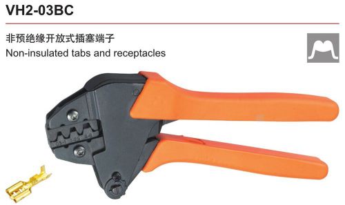 0.5-6.0mm2 AWG20-10 Non-insulated tabs and receptacles ratchet crimping plier