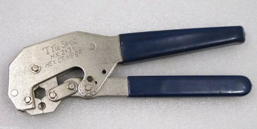 Tru Spec HX2131 RG 213 Hex Crimper Crimping Tool