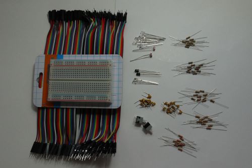 Raspberry pi project kit (solderless breadboard, jumper raspberry pi and parts for sale