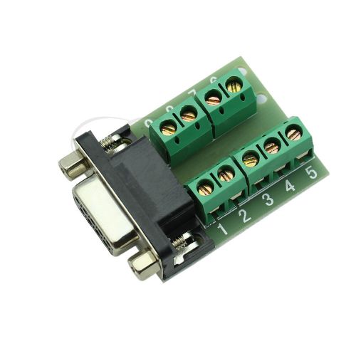 Db9 rs232 serial adapter cable female adapter connector signal terminal module for sale
