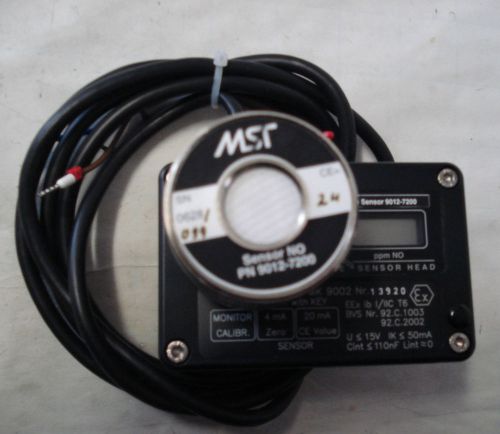MST FMK 9002 REMOTE GAS SENSOR HEAD W/9012-7200 SENSOR &amp; MOUNTING BRK.