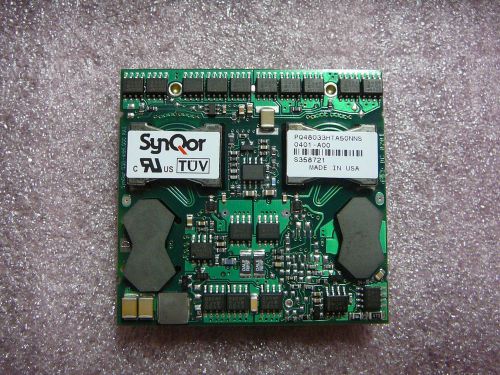Synqor pq48033hta50nns dc/dc converter 48v in 3.3v out 50a  **new** 1/pkg for sale
