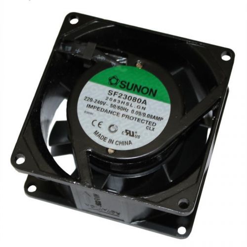 Ventilator / fan 230v 18w 80x80x38mm 39m?/h 31dba ; sunon sf23080a2083hsl for sale