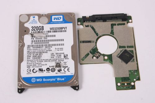 Wd wd3200bpvt-80zest0 320gb sata 2,5 hard drive / pcb (circuit board) only for d for sale
