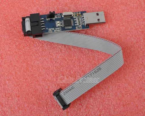 USBasp USBISP AVR 10-Pin USB Programmer 3.3V/5V ATMEGA328 with Download Cable