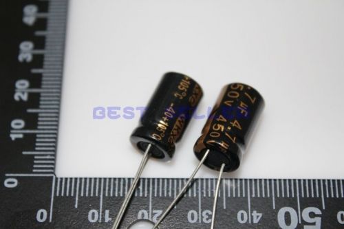100pcs 4.7uF 450V 105°C high frequency  Radial Electrolytic Capacitor 10*17mm