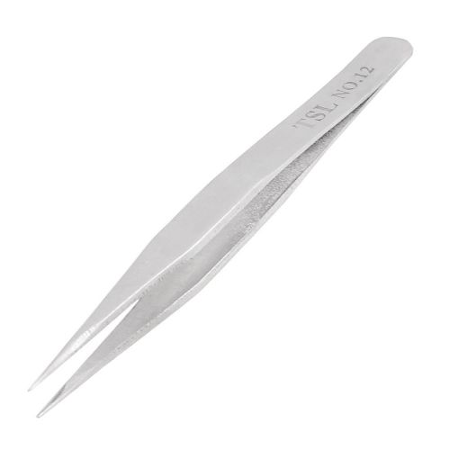 Hospital factory taper tip stainless steel straight tweezers handy tool for sale