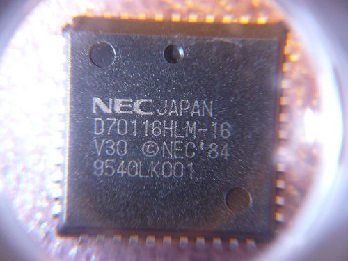 NEC UPD70116HLM-16 Microprocessor MOS 16-Bit 8MHz PQCC44  **NEW** 1/PKG