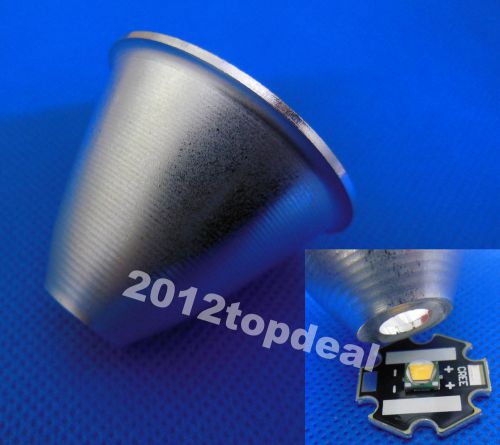 10pcs aluminum reflector cup 5-10° for cree xr-e/xm-l/xm-l2 q5 t6 led flashlight for sale