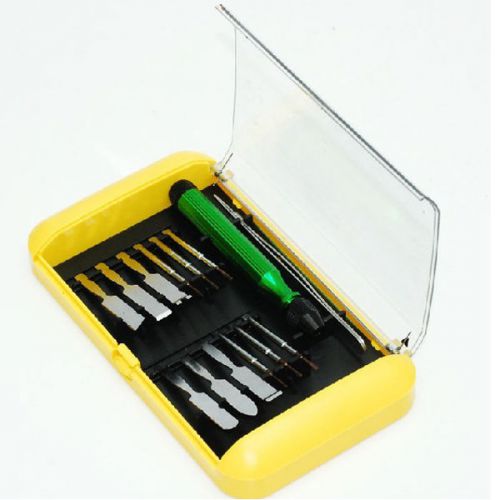 14 in 1 screwdriver spudger set repair open cellphone tablet opener tool kit new for sale