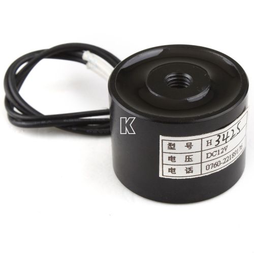 33 lb (15kg) dc12v 3.0w od 34mm electric lifting magnet electromagnet solenoid for sale