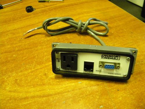 Phoenix contact ethernet computer interface 5510249 for sale