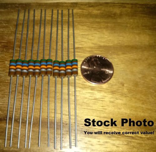 Lot of 10 vintage allen bradley 1/2w watt 82 ohms carbon comp. resistors new for sale