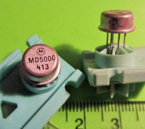 Transistors,motorola,md5000b,bjt,pair,pnp,15v v(br)ceo,50ma i(c),to-99,2 pcs for sale