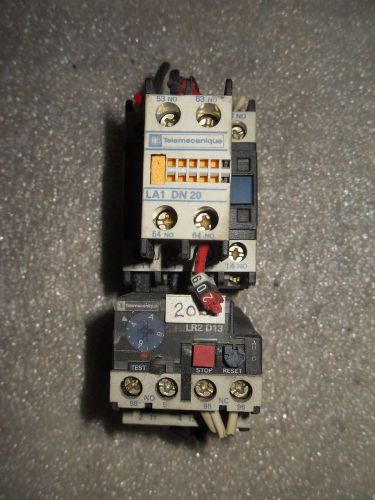 (x12) 1 used telemecanique lc1 d12 10 contactor w/ lr2-d1310 &amp; la1 dn20 for sale