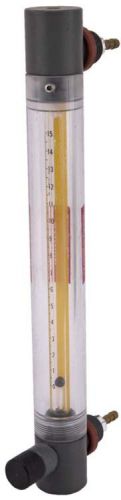 King instrument b-250-2 industrial acrylic air/gas pressure flow meter gauge for sale